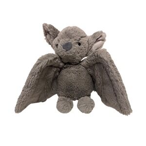 Jellycat Bashful Bat Plush Unisex Small Taupe Grey Soft Stuffed Animal Toy 8"